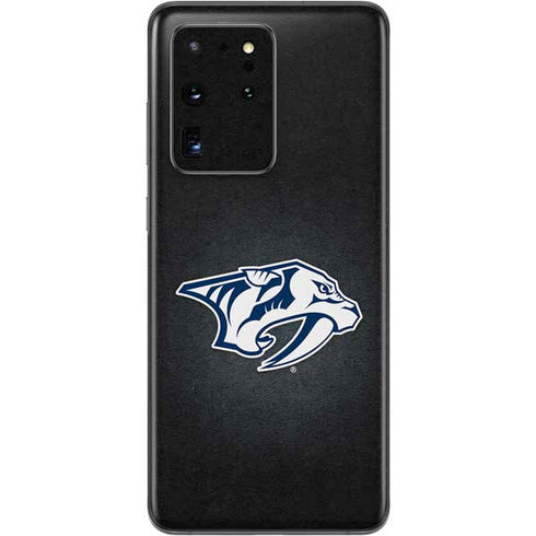 NHL Nashville Predators Black Background Galaxy S20 Ultra 5G Skin