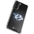 NHL Nashville Predators Black Background Galaxy S21 5G Clear Case