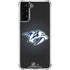 NHL Nashville Predators Black Background Galaxy S21 FE Clear Case