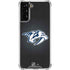 NHL Nashville Predators Black Background Galaxy S21 Plus 5G Clear Case
