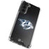 NHL Nashville Predators Black Background Galaxy S21 Plus 5G Clear Case