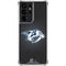 NHL Nashville Predators Black Background Galaxy S21 Ultra 5G Clear Case