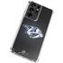 NHL Nashville Predators Black Background Galaxy S21 Ultra 5G Clear Case