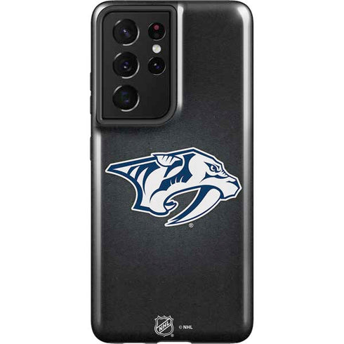 NHL Nashville Predators Black Background Galaxy S21 Ultra 5G Pro Case