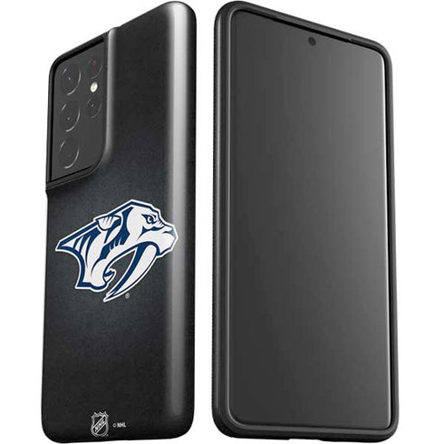 NHL Nashville Predators Black Background Galaxy S21 Ultra 5G Pro Case