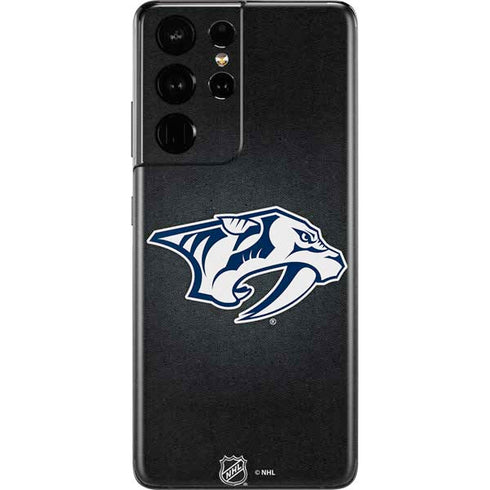 NHL Nashville Predators Black Background Galaxy S21 Ultra 5G Skin