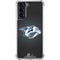 NHL Nashville Predators Black Background Galaxy S22 Clear Case