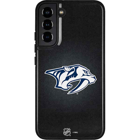 NHL Nashville Predators Black Background Galaxy S22 Plus Pro Case