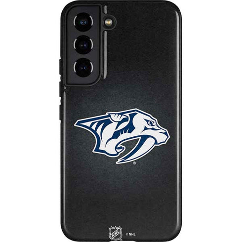 NHL Nashville Predators Black Background Galaxy S22 Pro Case