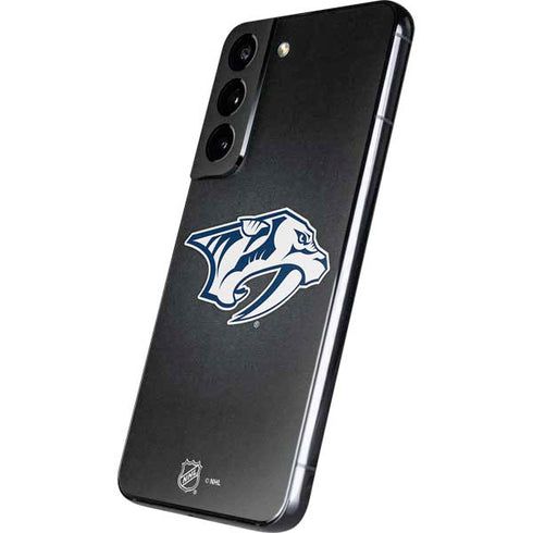NHL Nashville Predators Black Background Galaxy S22 Skin