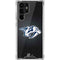 NHL Nashville Predators Black Background Galaxy S22 Ultra Clear Case
