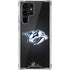 NHL Nashville Predators Black Background Galaxy S22 Ultra Clear Case