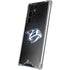 NHL Nashville Predators Black Background Galaxy S22 Ultra Clear Case