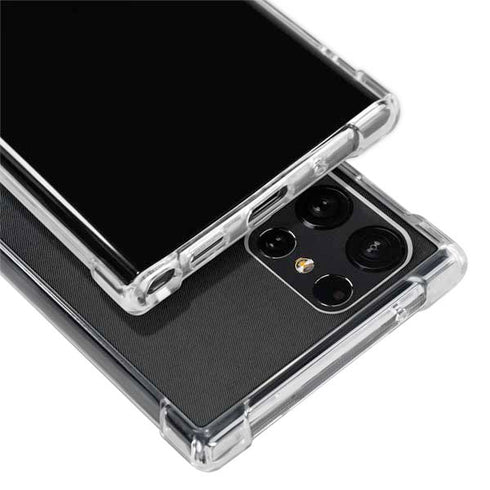NHL Nashville Predators Black Background Galaxy S22 Ultra Clear Case