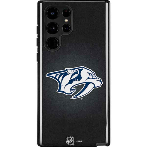 NHL Nashville Predators Black Background Galaxy S22 Ultra Pro Case