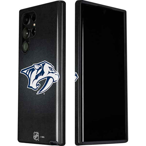 NHL Nashville Predators Black Background Galaxy S22 Ultra Pro Case