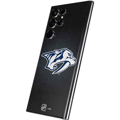 NHL Nashville Predators Black Background Galaxy S22 Ultra Skin