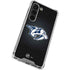 NHL Nashville Predators Black Background Galaxy S23 Clear Case