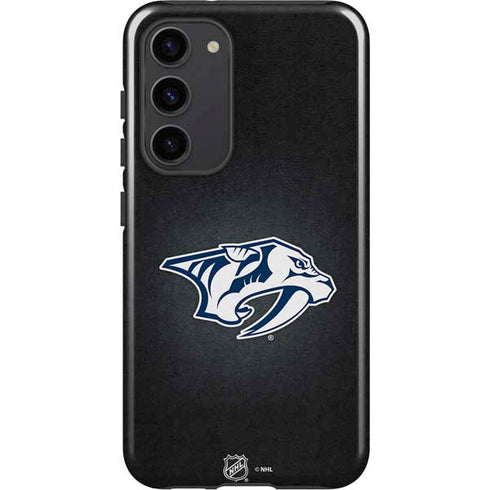 NHL Nashville Predators Black Background Galaxy S23 Plus Pro Case