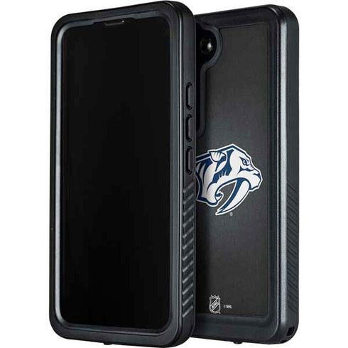 NHL Nashville Predators Black Background Galaxy S23 Plus Waterproof Case