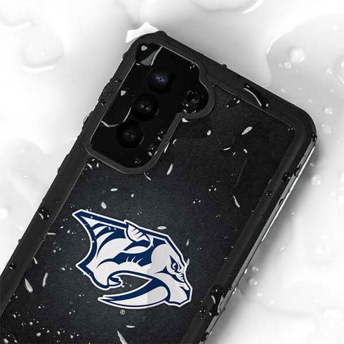 NHL Nashville Predators Black Background Galaxy S23 Plus Waterproof Case