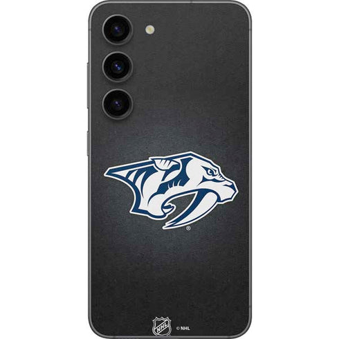 NHL Nashville Predators Black Background Galaxy S23 Skin