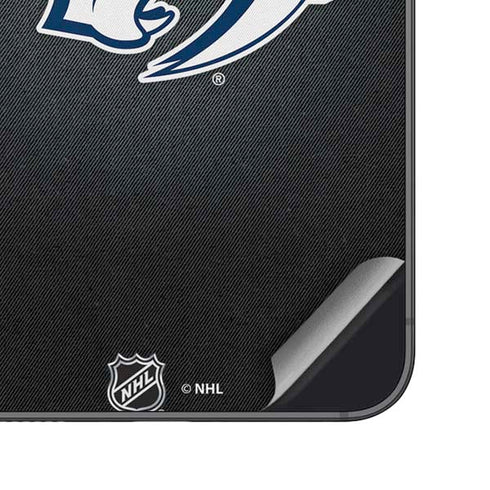NHL Nashville Predators Black Background Galaxy S23 Skin