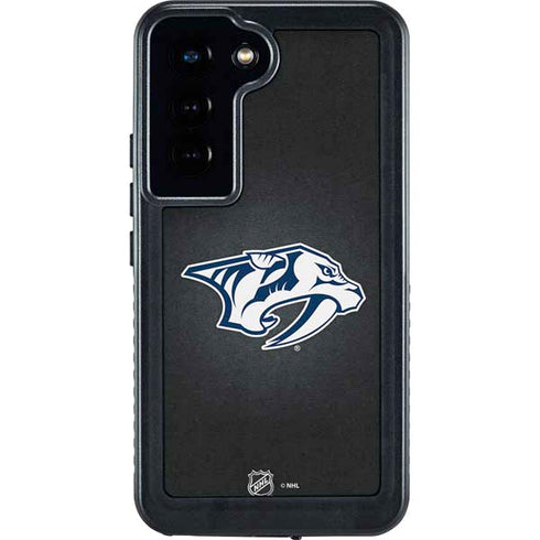 NHL Nashville Predators Black Background Galaxy S23 Waterproof Case