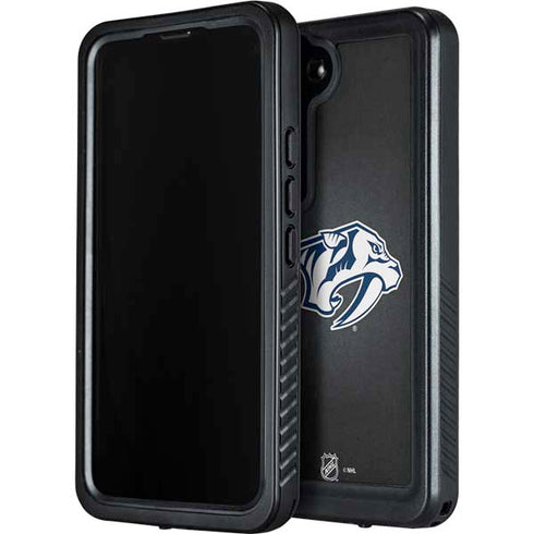 NHL Nashville Predators Black Background Galaxy S23 Waterproof Case