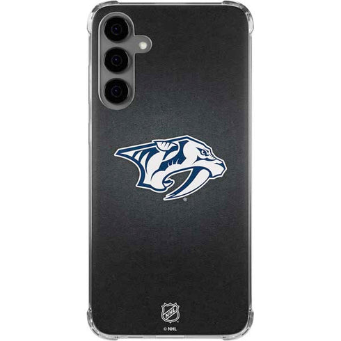 NHL Nashville Predators Black Background Galaxy S24 Plus Clear Case