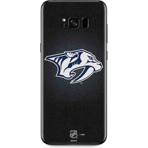 NHL Nashville Predators Black Background Galaxy S8 Plus Skin