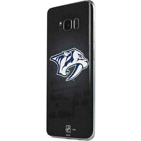 NHL Nashville Predators Black Background Galaxy S8 Plus Skin