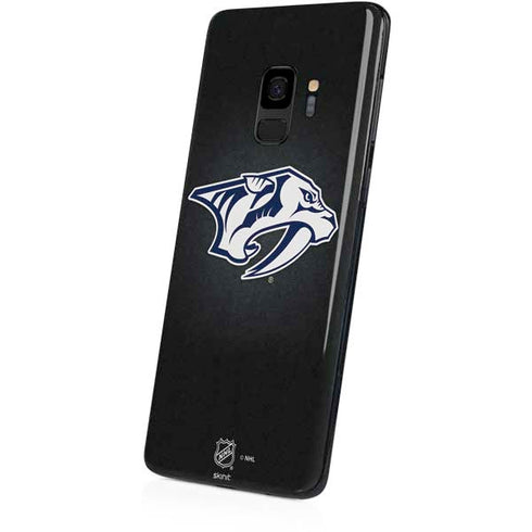 NHL Nashville Predators Black Background Galaxy S9 Skin