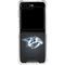 NHL Nashville Predators Black Background Galaxy Z Flip5 5G Clear Case