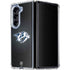NHL Nashville Predators Black Background Galaxy Z Fold5 5G Clear Case