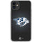 NHL Nashville Predators Black Background iPhone 11 Clear Case