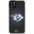NHL Nashville Predators Black Background iPhone 11 Pro Clear Case