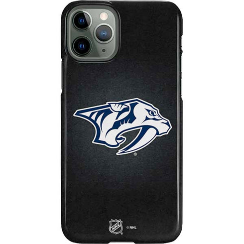 NHL Nashville Predators Black Background iPhone 11 Pro Lite Case