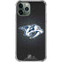 NHL Nashville Predators Black Background iPhone 11 Pro Max Clear Case