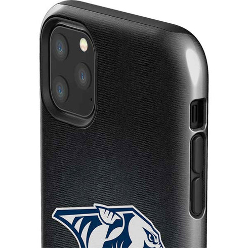 NHL Nashville Predators Black Background iPhone 11 Pro Max Impact Case