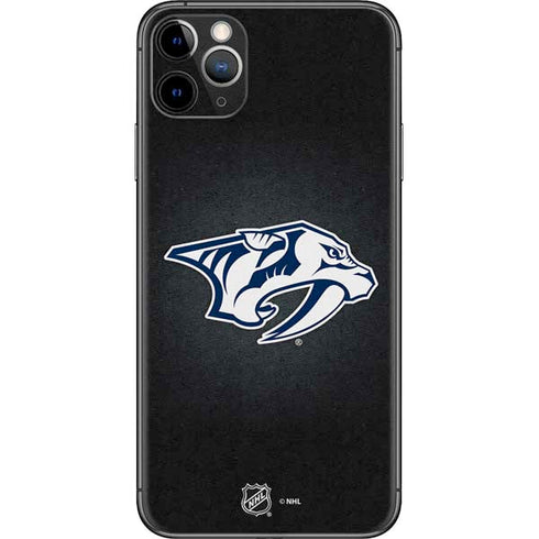 NHL Nashville Predators Black Background iPhone 11 Pro Max Skin