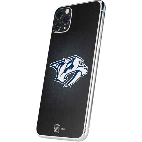 NHL Nashville Predators Black Background iPhone 11 Pro Max Skin