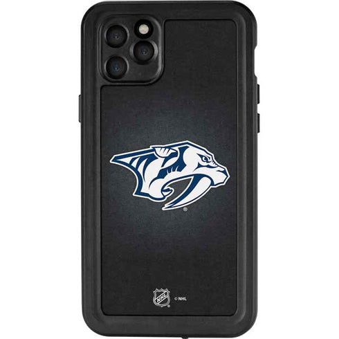 NHL Nashville Predators Black Background iPhone 11 Pro Max Waterproof Case