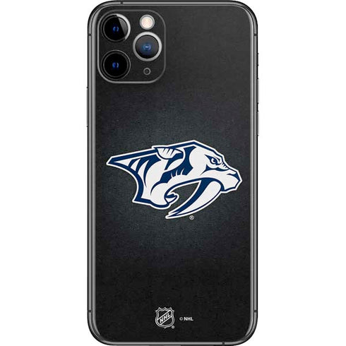 NHL Nashville Predators Black Background iPhone 11 Pro Skin