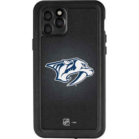 NHL Nashville Predators Black Background iPhone 11 Pro Waterproof Case