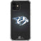 NHL Nashville Predators Black Background iPhone 12 Mini Clear Case