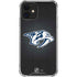 NHL Nashville Predators Black Background iPhone 12 Mini Clear Case