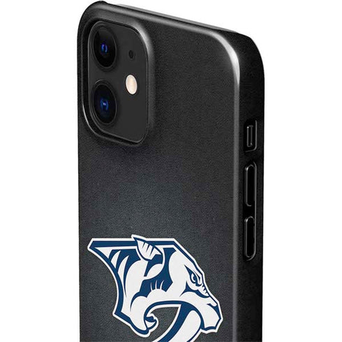 NHL Nashville Predators Black Background iPhone 12 Mini Lite Case