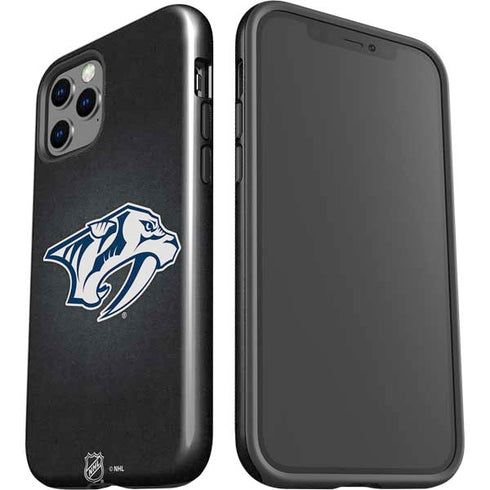 NHL Nashville Predators Black Background iPhone 12 Pro Max Impact Case