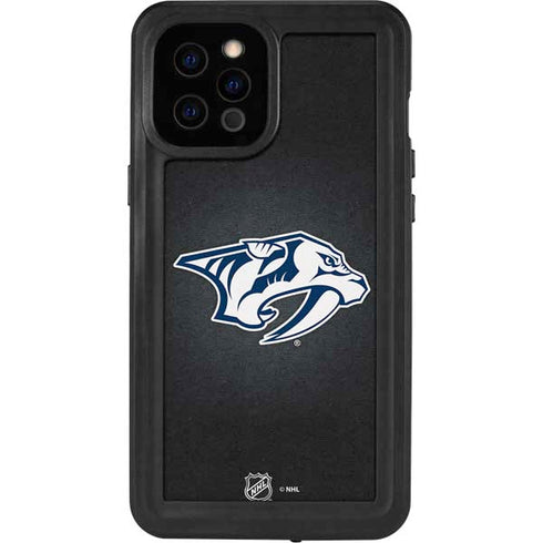 NHL Nashville Predators Black Background iPhone 12 Pro Max Waterproof Case